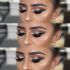 Wedding makeup application